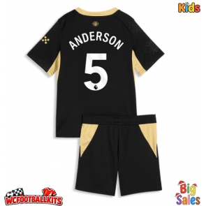 Manchester City Elliot Anderson #5 Replica Away Stadium Kit for Kids 2026-27 Short Sleeve (+ pants)